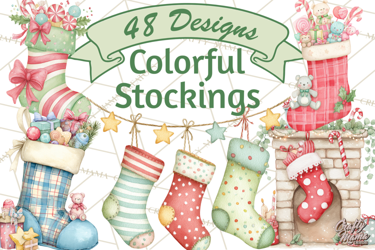 Stockings Clipart Image 24