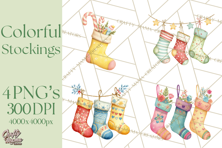 Stockings Clipart Image 14