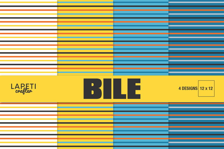 Colorful Striped Digital Papers, Kids Stripe Patterns