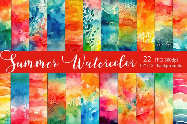 Watercolor Rainbow Clipart Image 23