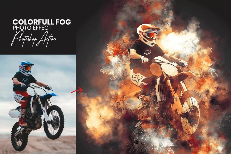 Color full Fog Photoshop Action