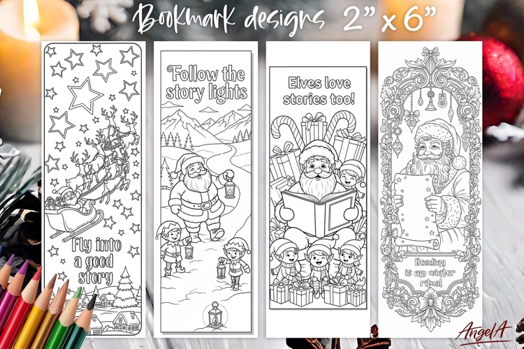 Coloring pages printable bookmark, winter quote book lover