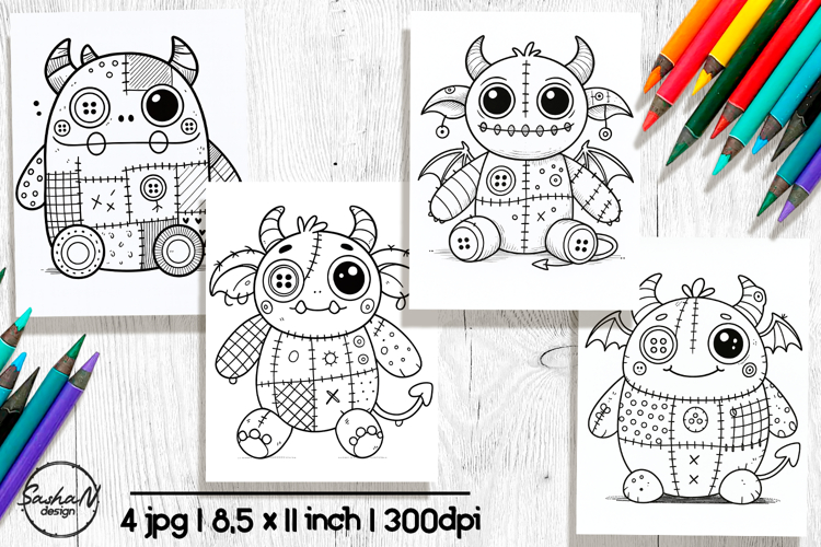 Monster Coloring Pages Image 10