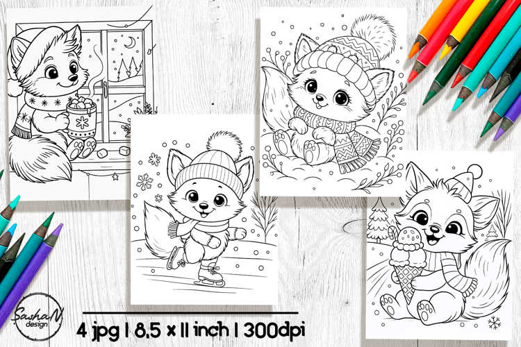 Fox Coloring Pages Image 6