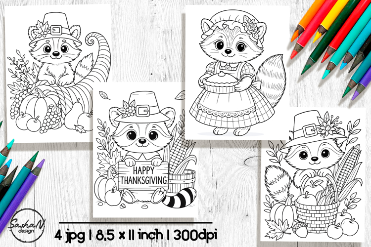 Thanksgiving Coloring Pages Image 2