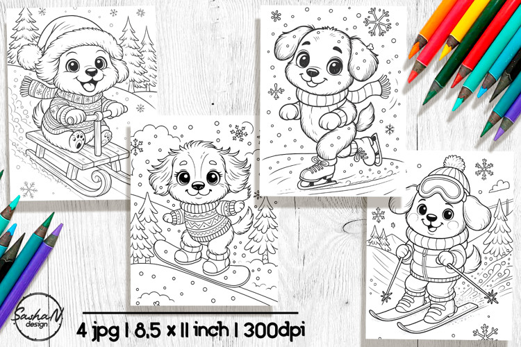 Puppy Coloring Pages
