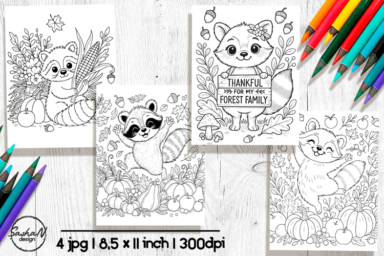Thanksgiving Coloring Pages Image 3