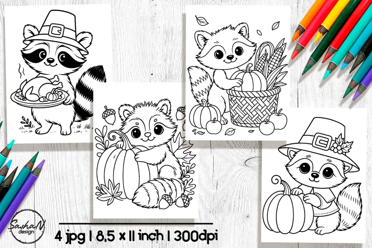 Thanksgiving Coloring Pages
