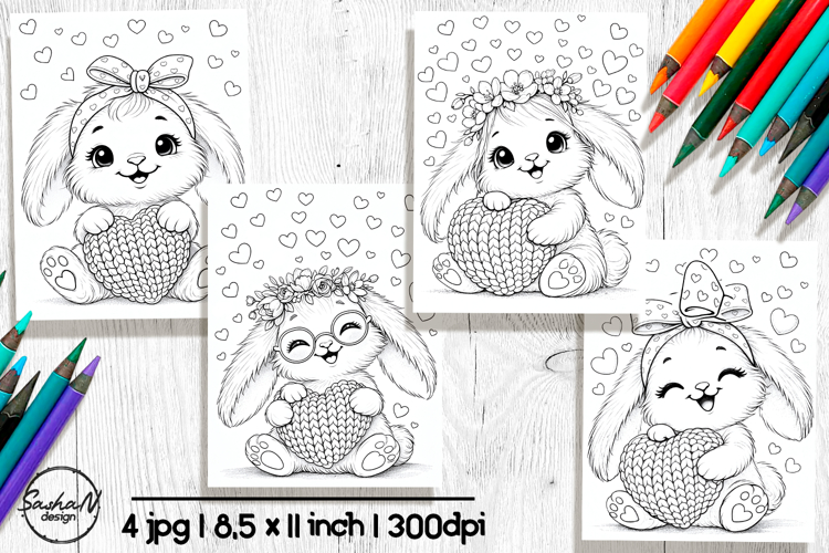 Cute Bunny Clipart Image 6