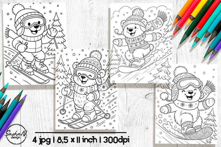 Bears Coloring Pages Image 4