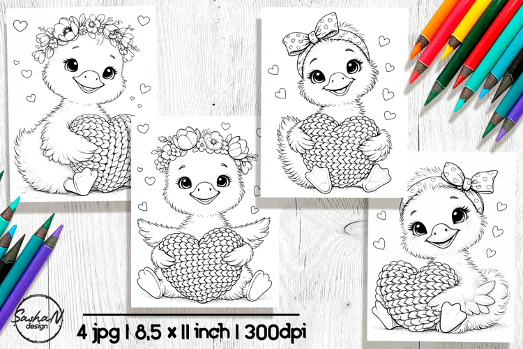 Valentine's Day Coloring Pages Image 23