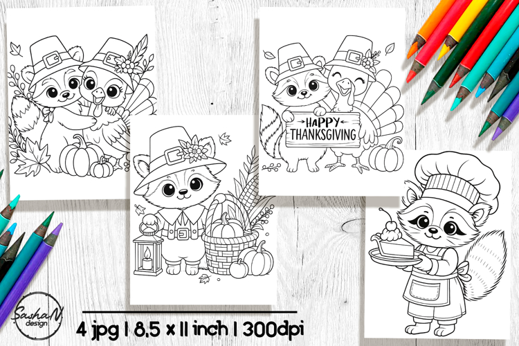 Thanksgiving Coloring Pages Image 5