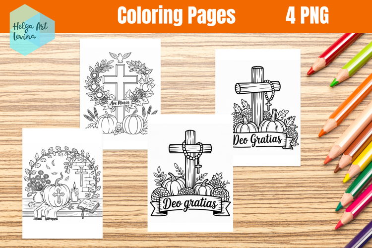 Religious Coloring Page. Kids coloring books