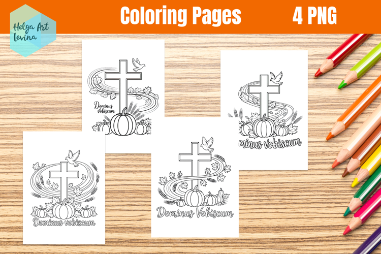 Religious Coloring Page. Kids coloring books