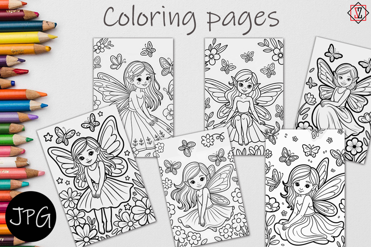 Coloring pages "Elf girls"