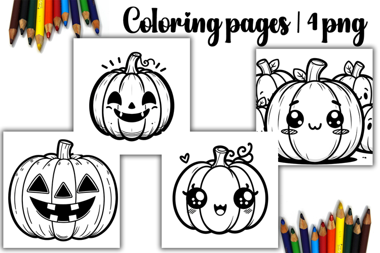 Cute halloween Design |cute pumpkin halloween Coloring pages
