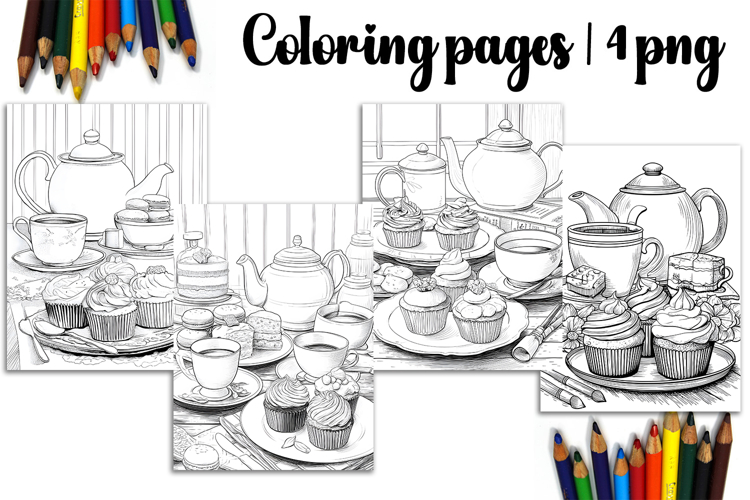 Christmas coloring page PNG, coloring book for kids