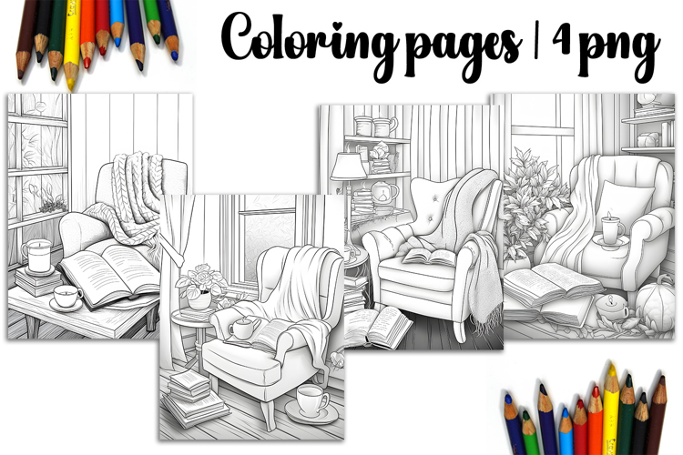 Christmas coloring page PNG, coloring book for kids