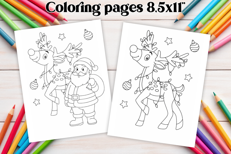 Chrismas coloring page PNG, coloring book for kids