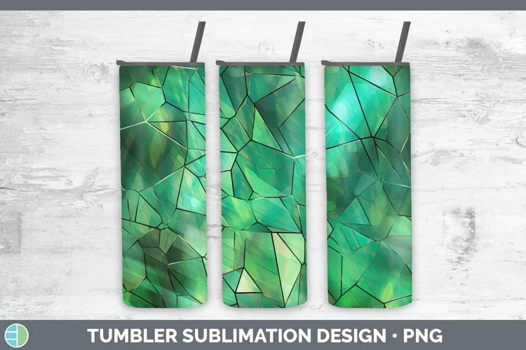Holographic Avocado Tumbler | Sublimation Skinny Tumbler