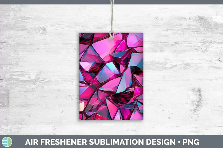 Holographic Berry Air Freshener | Sublimation Car Freshener