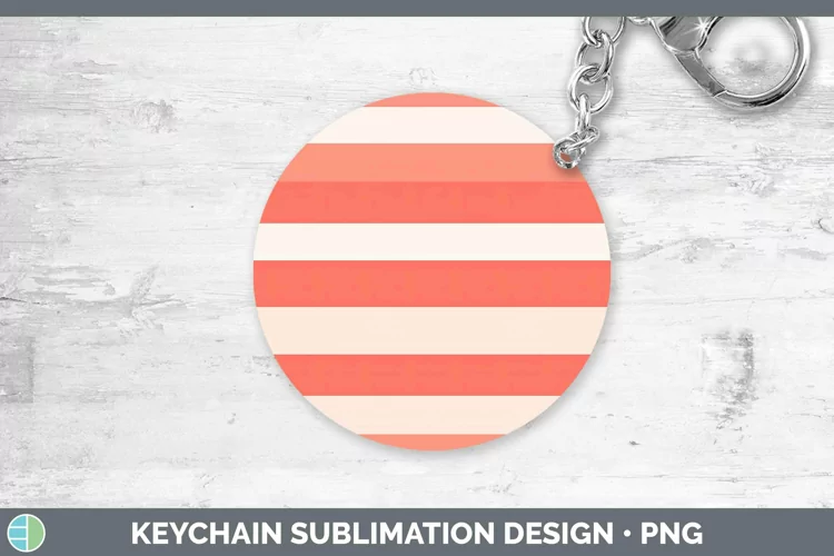 Stripes Berry Keychain Sublimation Keyring Designs