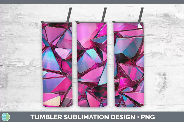 Holographic Berry Tumbler | Sublimation Skinny Tumbler