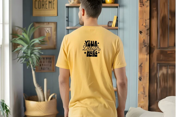 Comfort Colors 1717 Black Mockup, Comfort Colors Mockup,