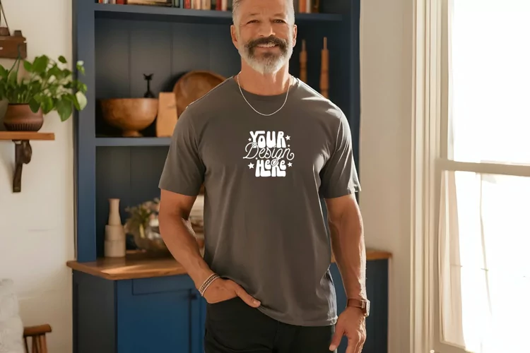 Comfort Colors C1717 Mockup, Pepper Shirt Mockup, 1717