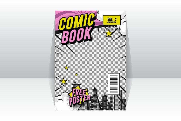 Comic Book Clipart Image 7