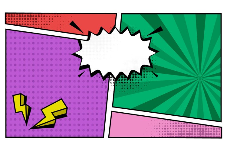 Comic Book Clipart Image 19