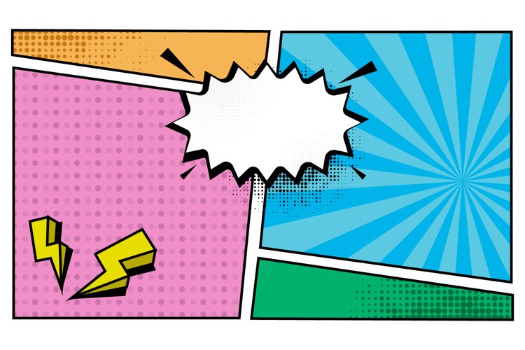 Comic Book Clipart Image 16