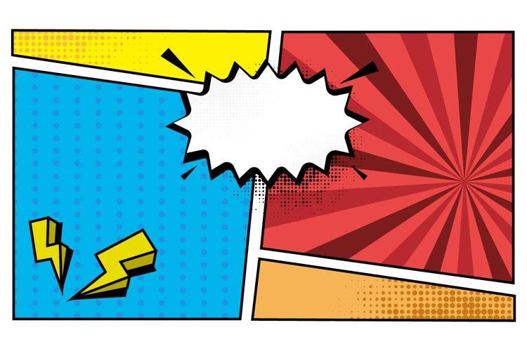 Comic Book Clipart Image 13