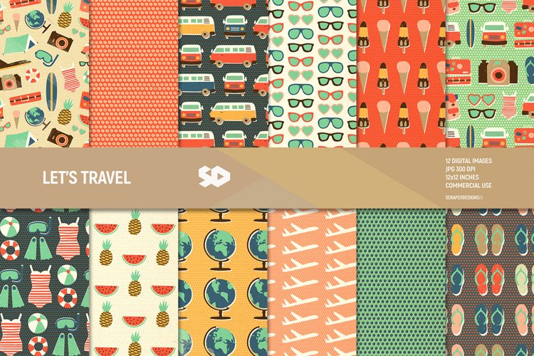 Summer Digital Paper Image 10