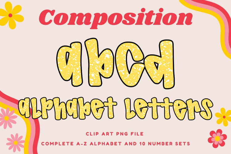 Composition Notebook Alphabet Back To School Teacher Letters