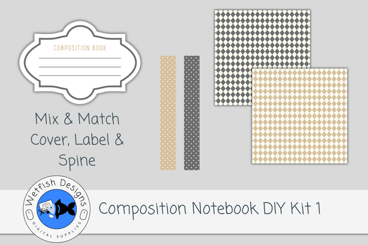 Canva Composition Notebook Template 1