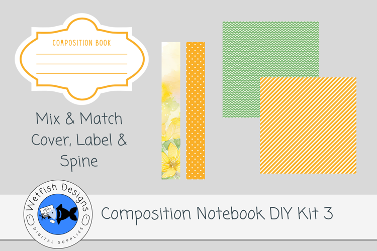 Canva Composition Notebook Template 3