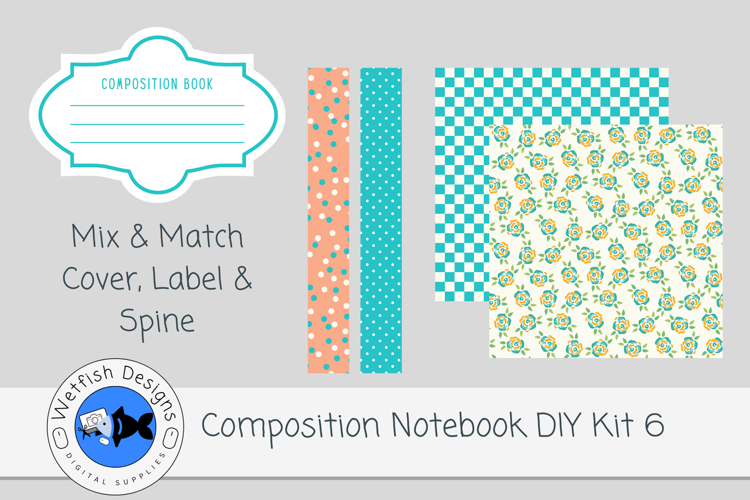 Canva Composition Notebook Template 6