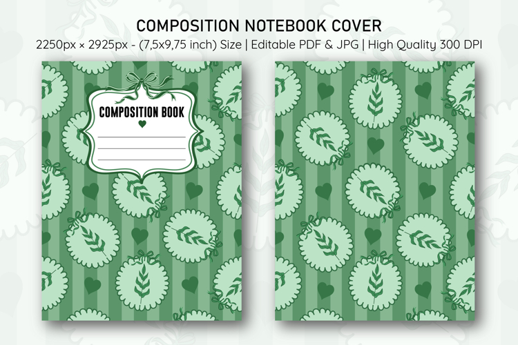 Fall Coquette Composition Notebook Cover | Notebook Cover