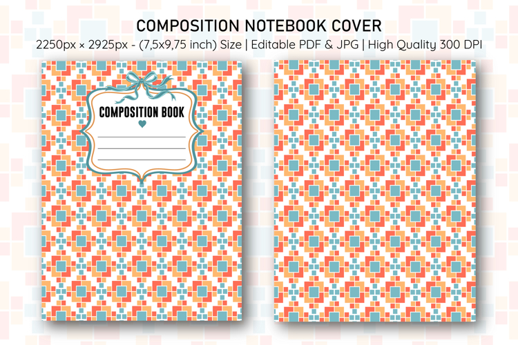 Moroccon Compostion Notebook Cover | Notebook Cover