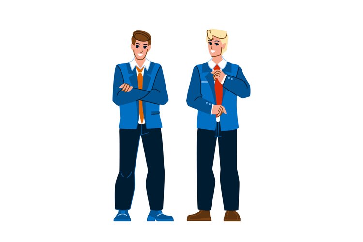 confident businessman vector