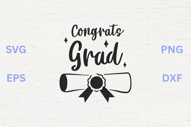 Congrats Grad SVG example image 1