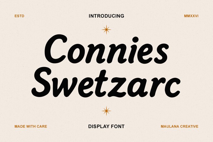 Connies Swetzarc Aesthetic Font example image 1