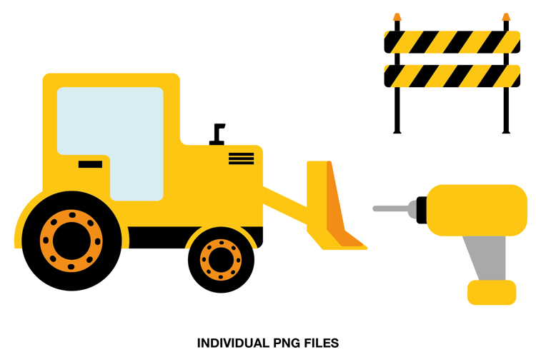 Construction Vehicle Clipart PNG