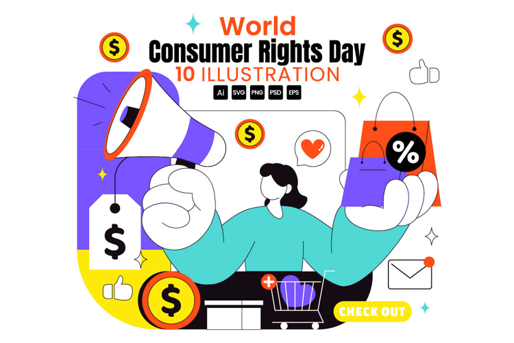 10 World Consumer Rights Day Illustration