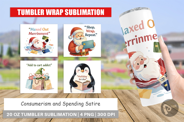 Christmas Tumbler Wrap