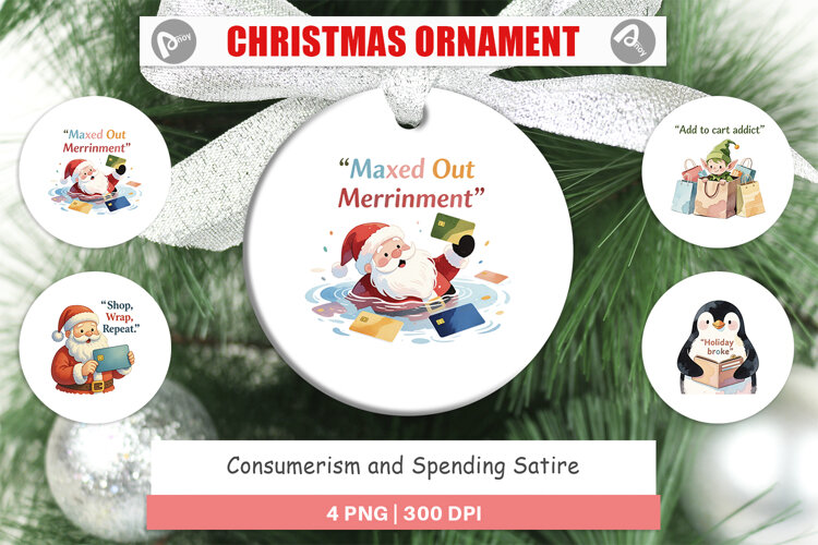 Ornament Consumerism and Spending Satire Quotes example image 1