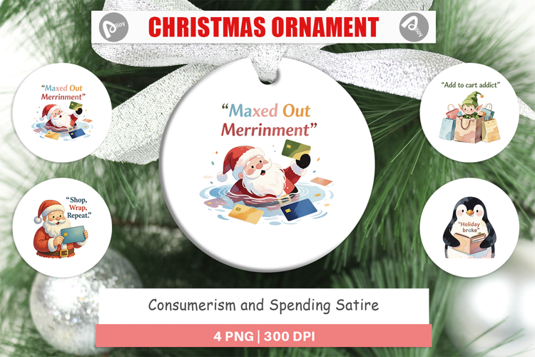 Ornament Consumerism and Spending Satire Quotes