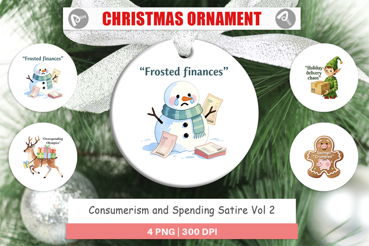 Ornament Consumerism and Spending Satire Quotes