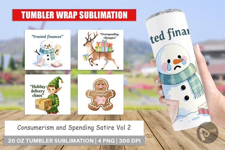 Christmas Tumbler Wrap Image 15